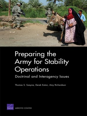 cover image of Preparing the Army for Stability Operations